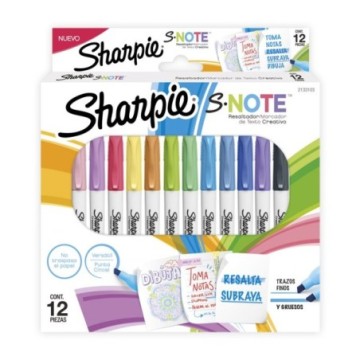 Resaltador Sharpie Note X12...