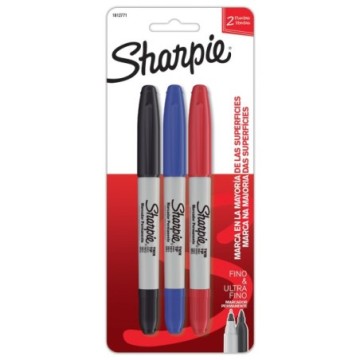 Marcadores Shapie Twin Tip...