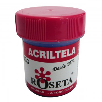 Acriltela Roseta Azul...