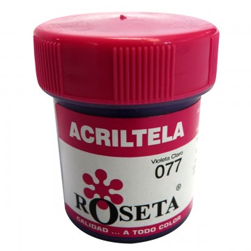 Acriltela Roseta Violeta...