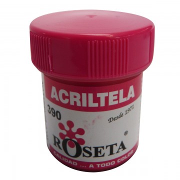 Acriltela Roseta Rojo...