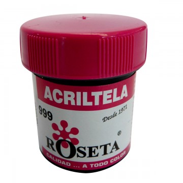 Acriltela Roseta Negro No...