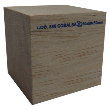 Cubo de Balso 50x50x50mm