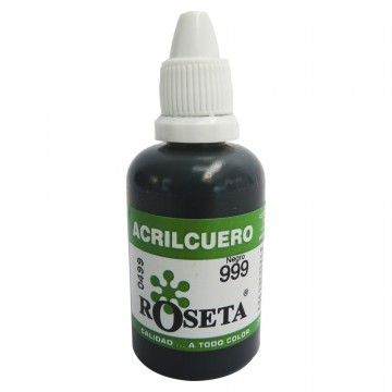 Acrilcuero Roseta Negro 999...