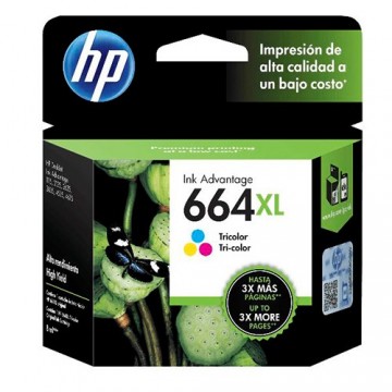 Cartucho de Tinta HP 664XL...