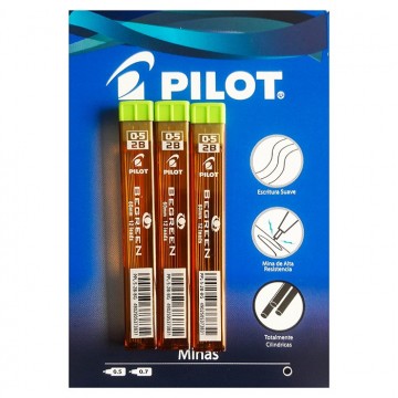 Minas Pilot 0.5mm 2B x3 und