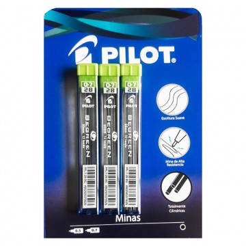 Minas Pilot 0.7mm 2B x3 und