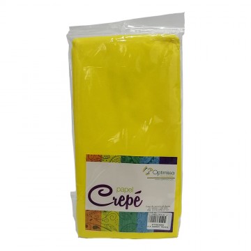 Papel Crepé Amarillo Cedro...