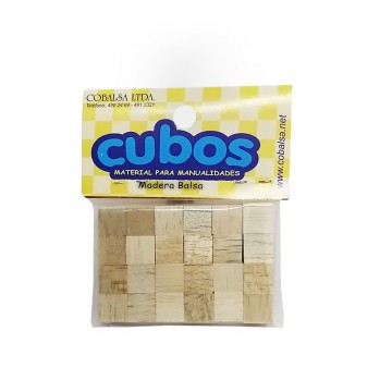 Cubo de balso 10x10x10 mm x...