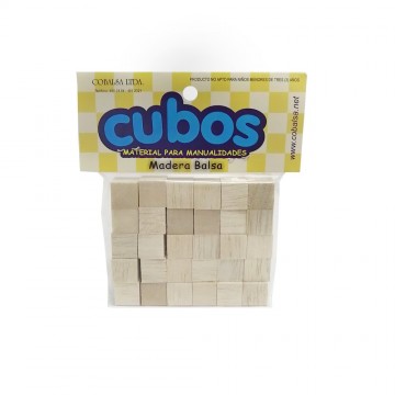 Cubo de balso 15x15x15 mm x...