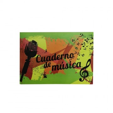 Cuaderno Musica Grapado