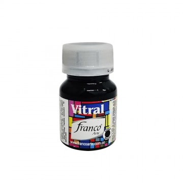 Vitral Franco Color Negro 30Cc